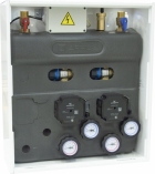 AFRISO Zestaw mieszający PrimoBox AZB 211 w szafce, 2x zawór termostatyczny ATM 561