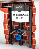 VALSIR WINNER-S stelaż wc H114 do lekkej zabudowy