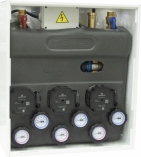AFRISO Zestaw mieszający PrimoBox AZB 301 w szafce, 2x bez mieszania, zawór termostatyczny ATM 561