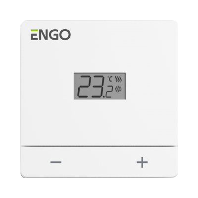 ENGO EASY230W natynkowy regulator temperatury 230V BIAŁY