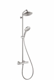 HANGROHE Raindance Select Komplet prysznicowy Raindance 240 EcoSmart z obrotowym ramieniem prysznicowym 450 mm, DN15