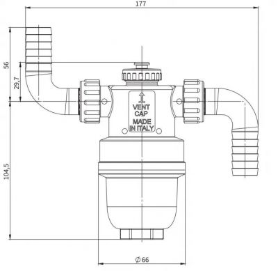 Neutralizator kondensatu ACN 120, G3/4