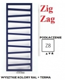 TERMA TECHNOLOGIE Zig Zag 835x500 Z8 GRZEJNIK ŁAZIENKOWY  WSZYSTKIE KOLORY RAL