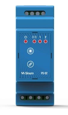 TECH SINUM Moduł przekaźnika na szynę DIN PS-02