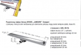 KESSEL LINEARIS COMPACT odpływ liniowy L - 850 mm