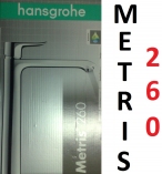 HANSGROHE METRIS E2 260 bateria umywalkowa wysoka chrom