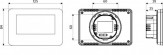 AFRISO Programowalny termostat pokojowy FloorControl RT05 D-230 do listwy WB01 D-8-230, 230 V AC