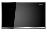 Przycisk uruchamiający Geberit Sigma60, przedni, szkło czarne