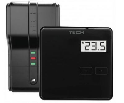 TECH ST-294v2 Czarny Bezprzewodowy regulator pokojowy