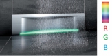 KESSEL SCADA odpływ liniowy ścienny model WAVE z podświetleniem LED RGB